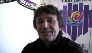 L'entraôneur du FC istres et son adjoint avant le déplacement à Béziers en Coupe de France samedi