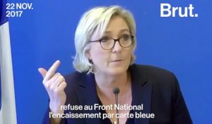 Marine Le Pen dénonce une « fatwa bancaire »