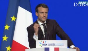 Macron au congrès des maires : "il n'y a pas de finance magique"