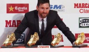 Foot - ESP - Barça : Messi remporte son 4e Soulier d'Or