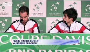 Gasquet et Herbert "très heureux" d’avoir gagné leur premier match ensemble