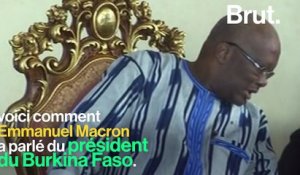 Le ton surprenant d’Emmanuel Macron pour parler du président du Burkina Faso