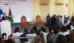 Burkina Faso : le trait d'humour d'Emmanuel Macron fait parler