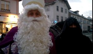 Saint-Dié : saint Nicolas et le Père Fouettard s'adressent aux lecteurs de Vosges Matin