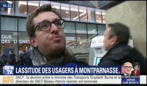 Panne à Montparnasse: "Des gens voyageaient allongés dans les couloirs", raconte ce voyageur