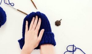 DIY mode : tricoter un bonnet à côtes