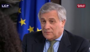 Interview du président du Parlement européen Antonio Tajani - Europe Hebdo