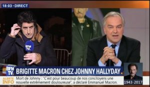 Brigitte Macron s'est rendue au domicile de Johnny Hallyday à Marnes-la-Coquette.