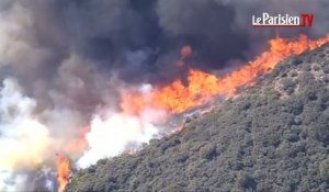 Les quartiers huppés de Los Angeles menacés par les flammes