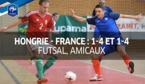 Futsal, Amicaux : France - Hongrie (1-4 et 1-4), le résumé