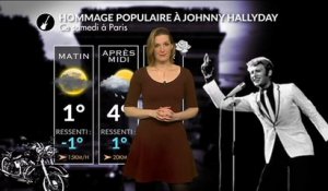 Hommage à Johnny Hallyday : le bulletin météo pour Paris