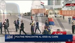 Diplomatie: Vladimir Poutine rencontre Abdel Fatah Al-Sissi au Caire