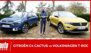 Citroën C4 Cactus vs Volkswagen T-Roc : premier duel