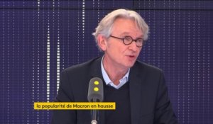 Jean-Claude Mailly (FO) qualifie son dialogue avec Emmanuel Macron d' "assez cash (...) on n'est pas d'accord sur tout, mais on a des réponses quand on pose des questions, c'est pas mal, c'est pas toujours le cas."