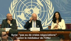 Syrie: "pas eu de vraies négociations" à Genève (Mistura)