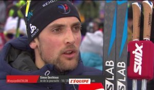 Biathlon - CM (H) - Le Grand Bornand : Simon Desthieux «Globalement, je suis content»