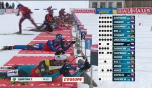 Biathlon - CM (H) - Le Grand Bornand : Martin Fourcade remporte la mass start