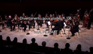 Mozart : Divertimento pour cordes K 136