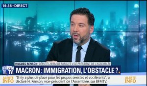 Pour Hugues Renson, il faut "dépassionner" le débat sur l'immigration