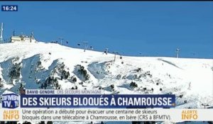 Une opération est en cours pour évacuer une centaine de skieurs bloqués à Chamrousse en Isère