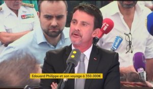 Voyage d'Edouard Philippe à 350 000 euros : "Je comprends la polémique mais elle ne me paraît pas justifiée" affirme Manuel Valls