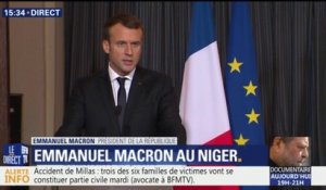 "Iyad Ag Ghali est un terroriste et un criminel, il n’y a qu’à mener la guerre contre lui", déclare Macron au Niger