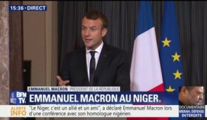 "Ce n’est pas la France qui décrète qu’il faut lutter contre les mariages forcés", dit Macron au Niger