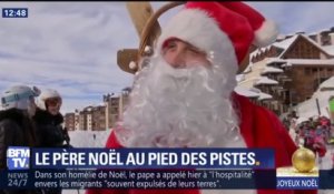 L'interview exclusive du Père Noël au pied des pistes de Val Thorens