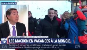 EDITO - Emmanuel Macron à La Mongie: "Il n'y a pas de vacances du pouvoir, il est toujours au travail"