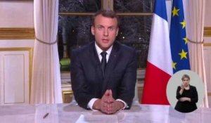 Les premiers voeux présidentiels d'Emmanuel Macron