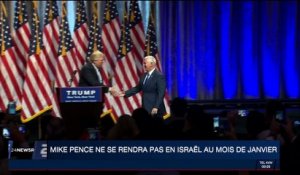 Diplomatie : Mike Pence ne se rendra pas en Israël au mois de janvier