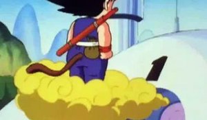 Dragon Ball Z : Bulma tire sur Goku à bout portant