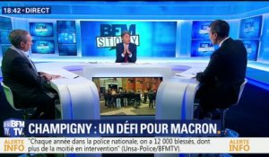 Policiers agressés à Champigny: un défi pour Emmanuel Macron