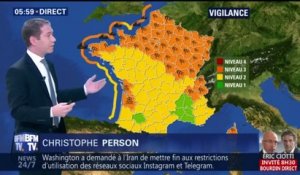 Météo: vents violents, importantes précipitations mais températures douces sur tout le pays