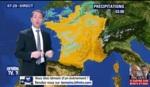 La météo pour ce mercredi 3 janvier 2018