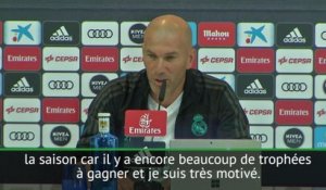 Real Madrid - Zidane: "On ne sait pas combien de temps je serais au Real"