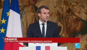 REPLAY - Les voeux diplomatiques d''Emmanuel Macron