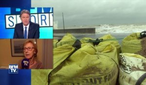 Tempête Eleanor: la maire d’Étretat déplore des "dégâts importants sur la plage"