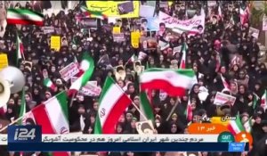 Iran: les pro-régime sont descendus dans les rues pour manifester leur soutien