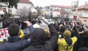 Coupe de France - Les supporters sochaliens protestent contre leur président