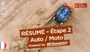 Résumé - Auto/Moto - Étape 2 (Pisco / Pisco) - Dakar 2018