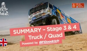 Summary - Truck/Quad - Stages 3 & 4 (San Juan de Marcona / San Juan de Marcona) - Dakar 2018