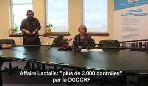 Affaire Lactalis: "plus de 2.000 contrôles" par la DGCCRF