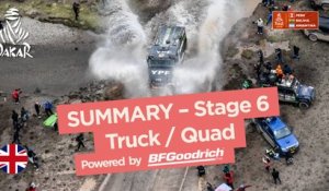 Summary - Truck/Quad - Stage 6 (Arequipa / La Paz) - Dakar 2018