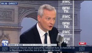 Lait infantile contaminé: "Lactalis a gravement failli", estime Bruno Le Maire