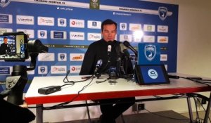 Le coach de l'ASNL Vincent Hognon a des regrets après le 0-0 à Niort