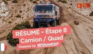 Résumé - Camion/Quad - Étape 8 (Uyuni / Tupiza) - Dakar 2018