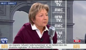 Calais: "Des associations se servent régulièrement des migrants pour exister", dénonce la maire de la ville Natacha Bouchart