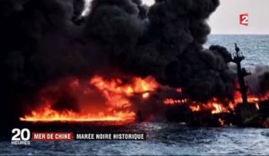 Mer de Chine : le naufrage d'un pétrolier iranien fait craindre une marée noire historique