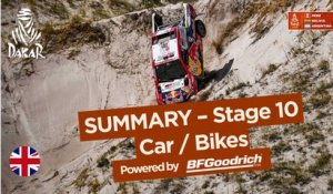 Summary - Car/Bike - Stage 10 (Salta / Belén) - Dakar 2018